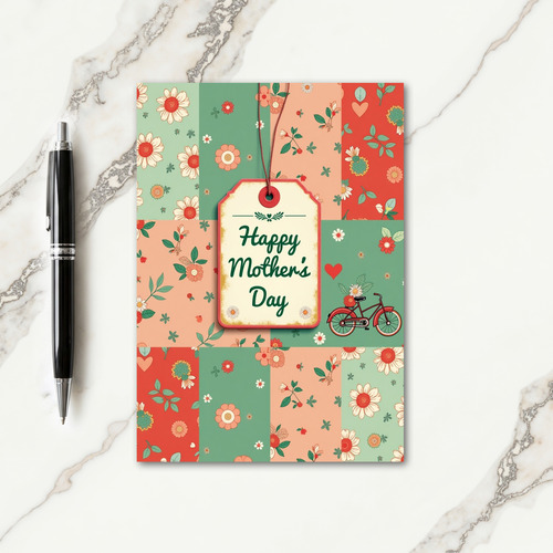 Floral Mothers Day Mosaic Card