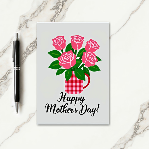 Floral Mothers Day Mug Card