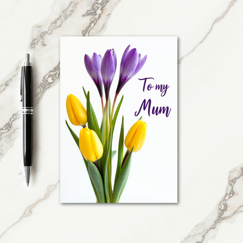 Floral Mothers Day Mum Card
