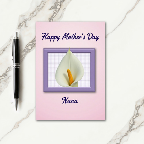 Floral Mothers Day Nana Card
