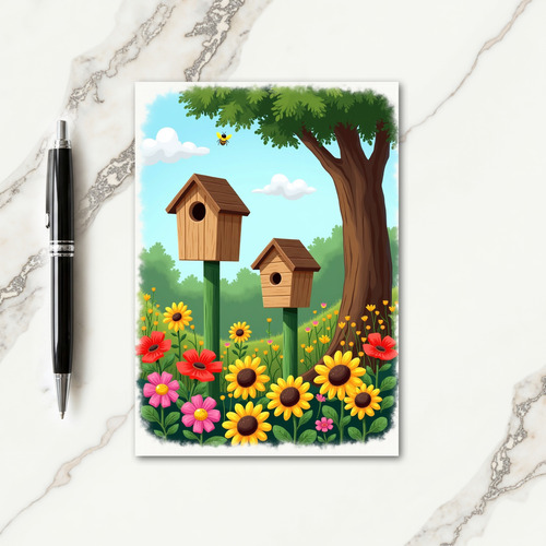 Floral Mothers Day Nature Scene Card