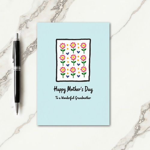 Floral Mothers Day Panel Card