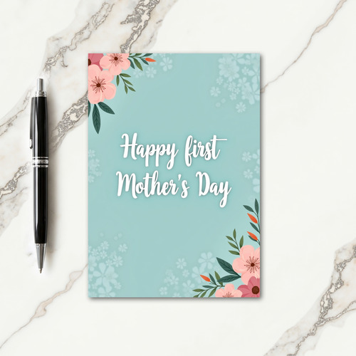 Floral Mothers Day Pastel Card