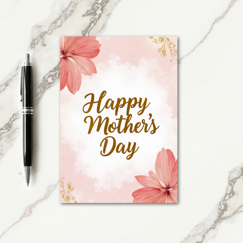 Floral Mothers Day Pattern Card