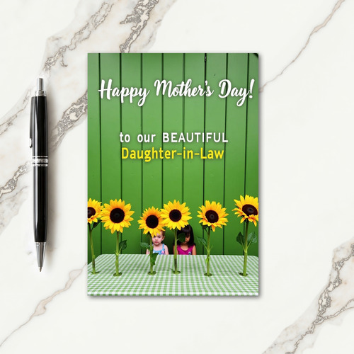 Floral Mothers Day Peekaboo Card