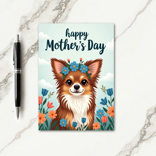 Floral Mothers Day Pet Card