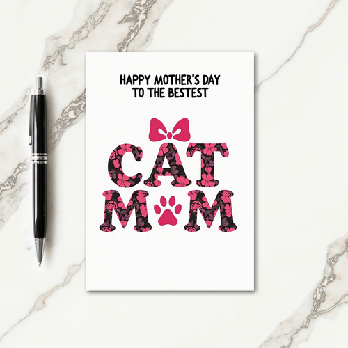 Floral Mothers Day Pet Love Card