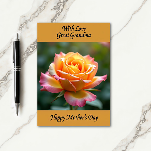 Floral Mothers Day Petals View Card