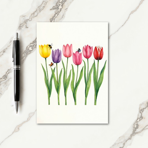 Floral Mothers Day Plants Card