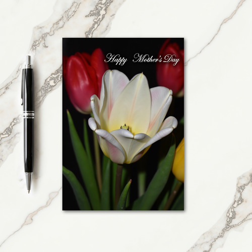 Floral Mothers Day Portrait Card
