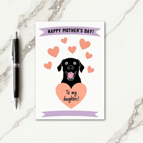 Floral Mothers Day Pup Card