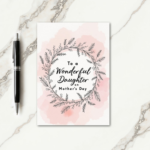 Floral Mothers Day Sentiment Card