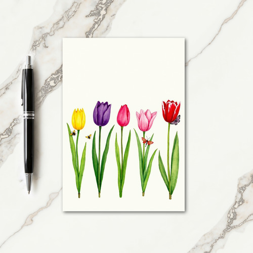 Floral Mothers Day Spring Card