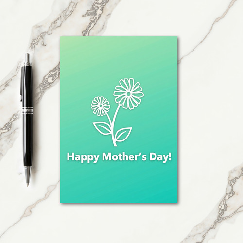 Floral Mothers Day Stem Card