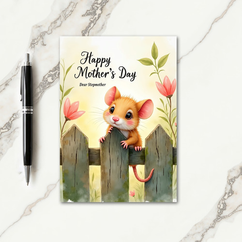 Floral Mothers Day Stepmother Card