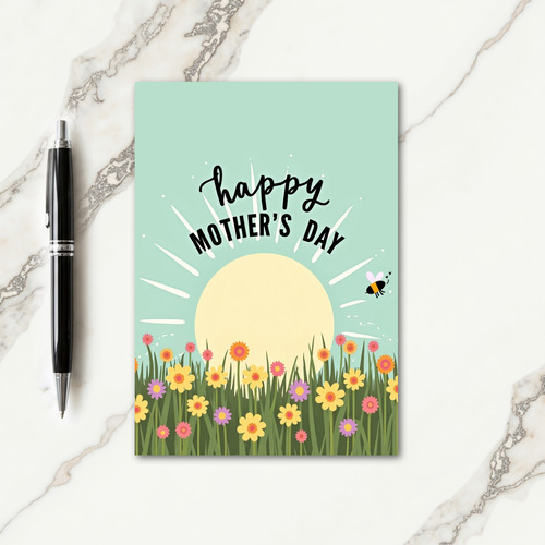 Floral Mothers Day Sunshine Card