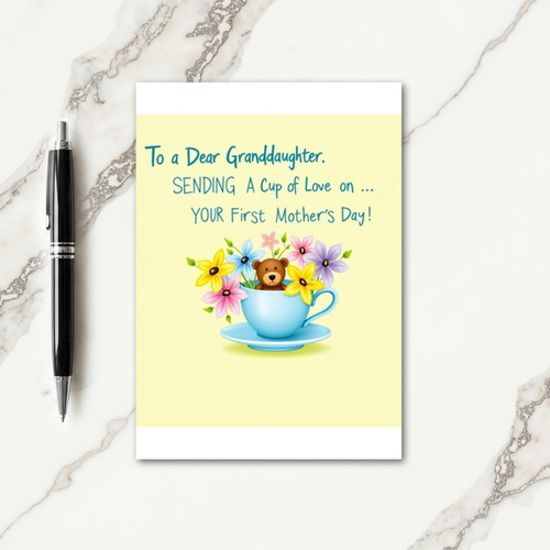 Floral Mothers Day Teacup Card