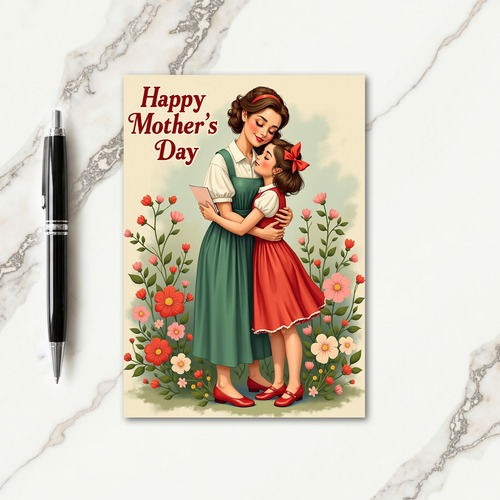 Floral Mothers Day Tender Card