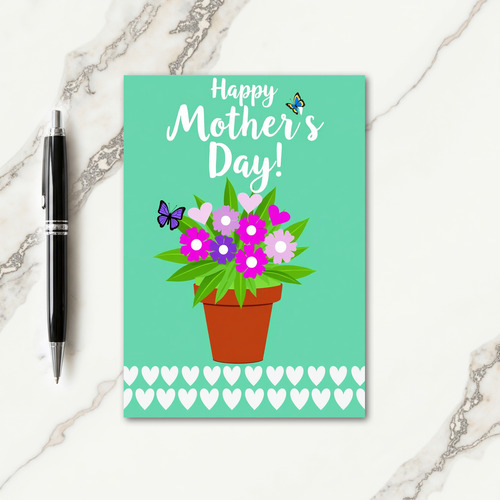 Floral Mothers Day Terracotta Card