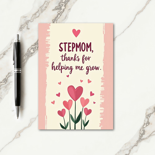 Floral Mothers Day Thank You Card