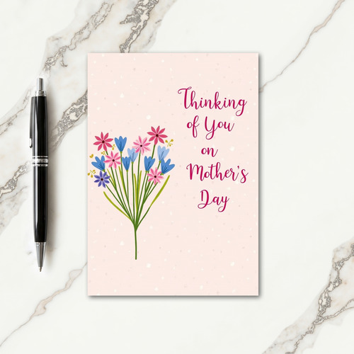 Floral Mothers Day Thinking Card