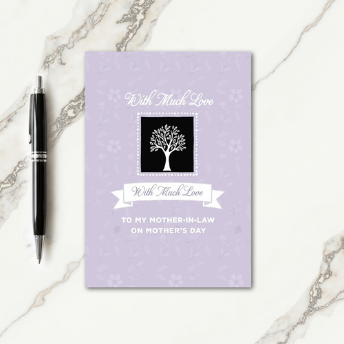 Floral Mothers Day Tree Card