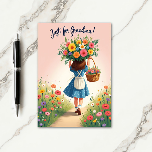Floral Mothers Day Walk Card