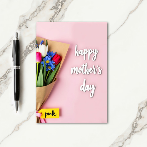 Floral Mothers Day Watercolor Style Card