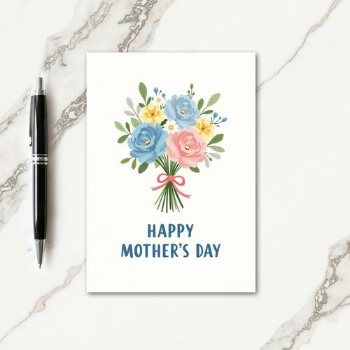 Floral Mothers Day Wishes Card