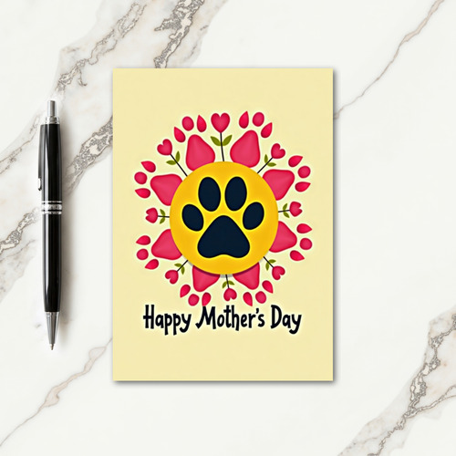 Floral Mothers Love Pet Card