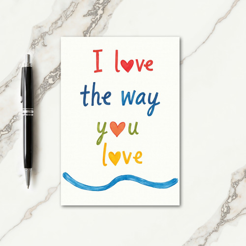 Floral Mothers Love You Card