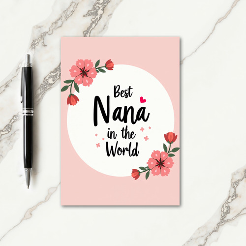 Floral Nanas Day Card
