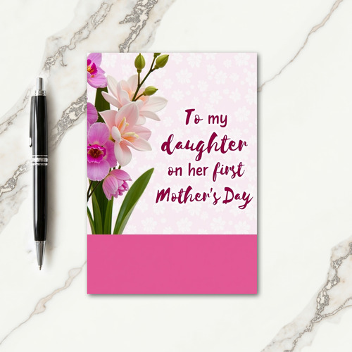 Floral Outline Pattern Card