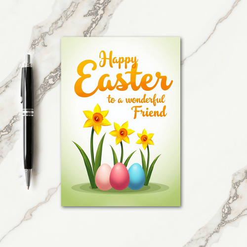 Floral Oval Springtime Card