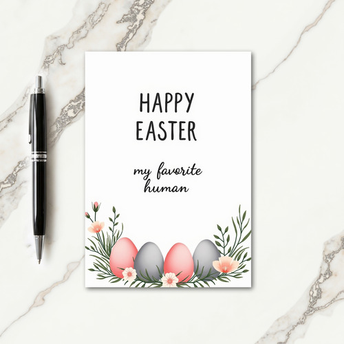 Floral Ovals Springtime Card