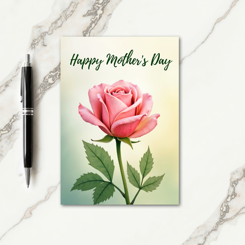 Floral Pastel Mothers Day Card