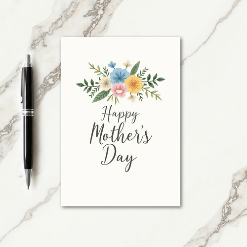 Floral Pastel Pattern Card
