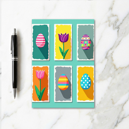 Floral Pattern Spring Card