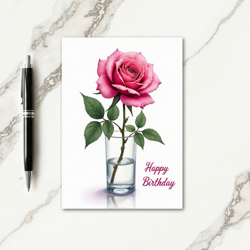 Floral Petals Celebration Card