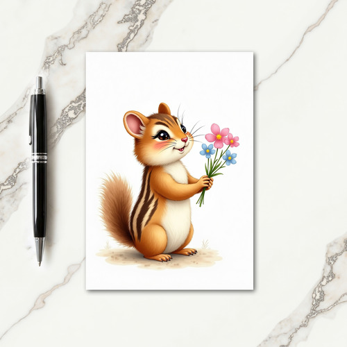 Floral Rodent Mothers Day Card
