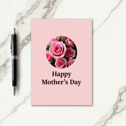 Floral Rose Bloom Card