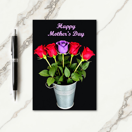 Floral Roses Mothers Day Card