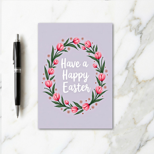 Floral Seasonal Greeting Card