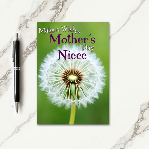 Floral Seed Head Mothers Card