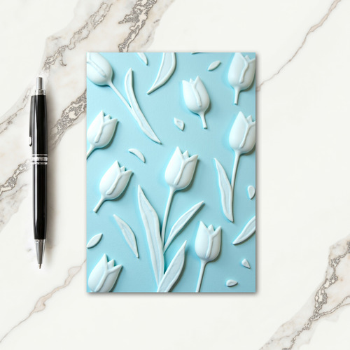 Floral Serenity Greeting Card