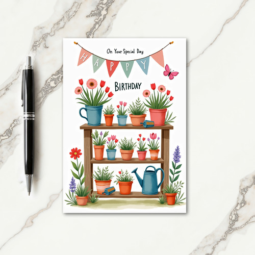 Floral Special Day Card