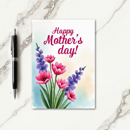 Floral Spring Mother Card