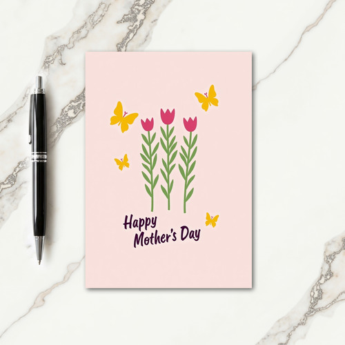 Floral Spring Mothers Day Card
