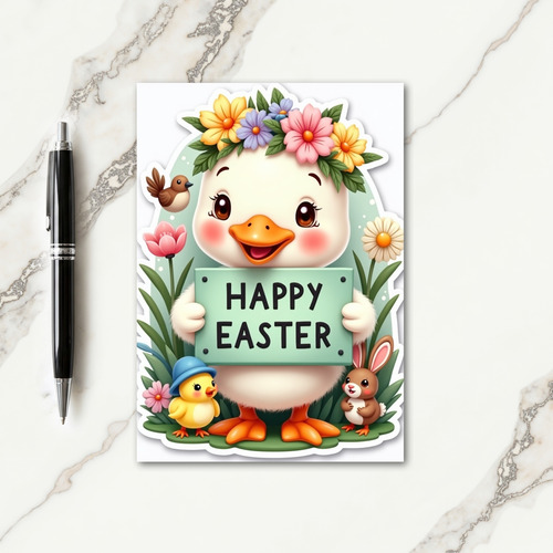 Floral Springtime Friend Card