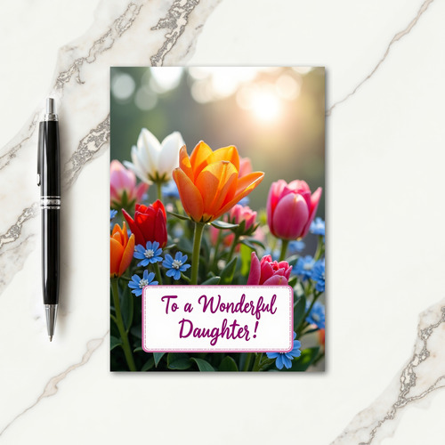 Floral Springtime Mothers Day Card